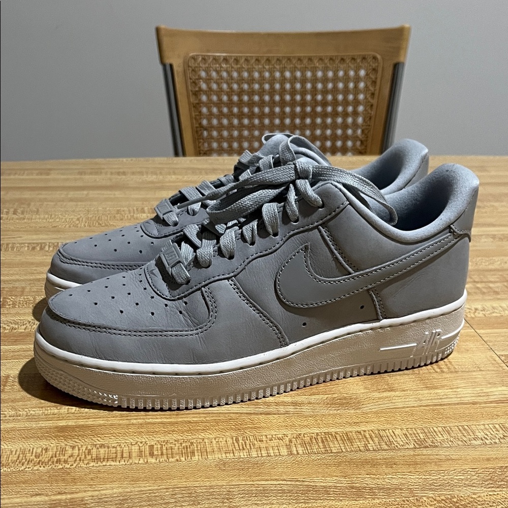 Nike Gray Air Force 1 Premium Sneakers